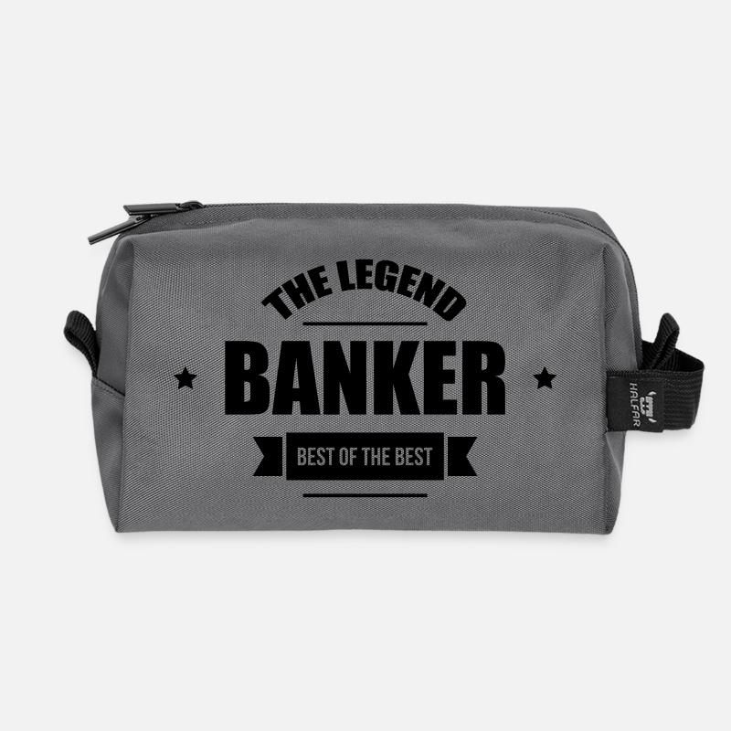 Banker - Recycelte Kulturtasche - Anthrazit