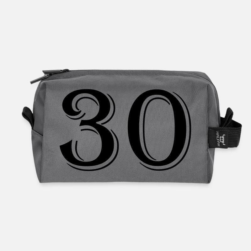 30 - Recycelte Kulturtasche - Anthrazit