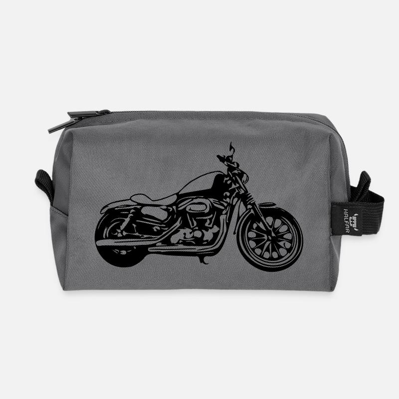 sportster_883 - Recycelte Kulturtasche - Anthrazit
