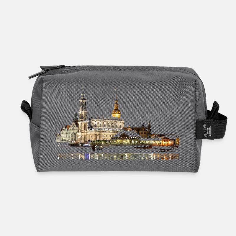 Dresden - Recycelte Kulturtasche - Anthrazit