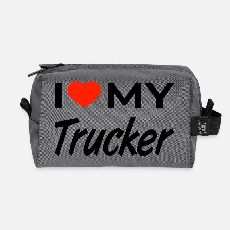 Trucker - Recycelte Kulturtasche - Anthrazit