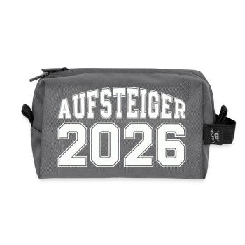 aufsteiger 2026 - Recycelte Kulturtasche - Anthrazit - Vorne