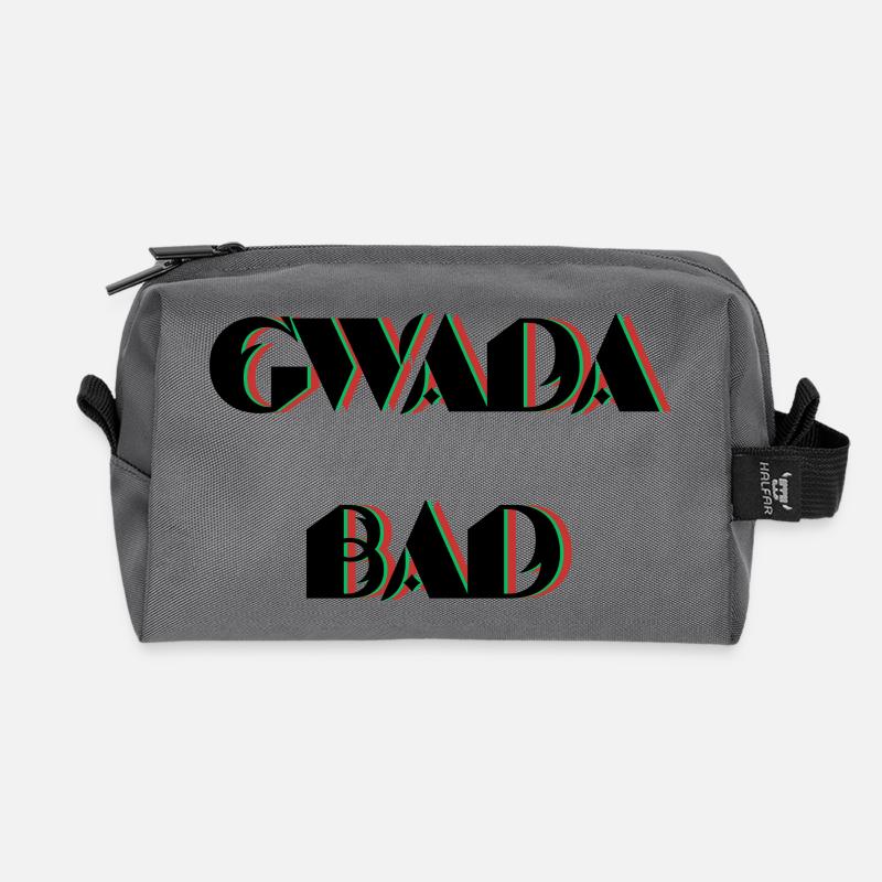 gwada_bad - Recycled Toiletry Zip Bag - anthracite