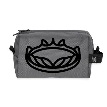 Diadem - Recycelte Kulturtasche - Anthrazit - Vorne