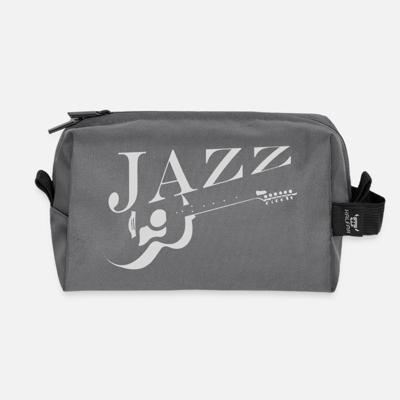 jazz - Recycled Toiletry Zip Bag - anthracite