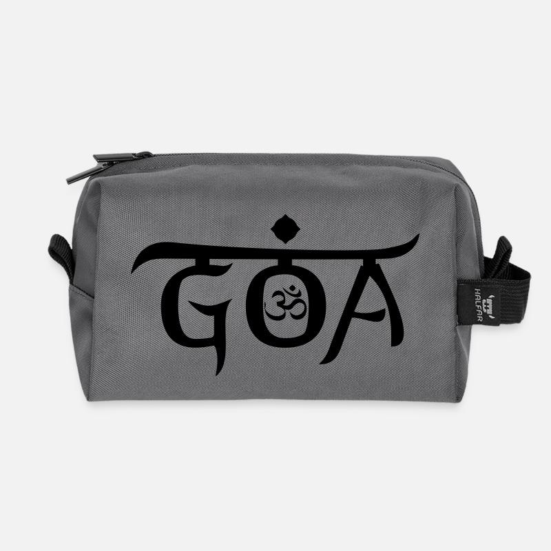 GOA - Recycelte Kulturtasche - Anthrazit