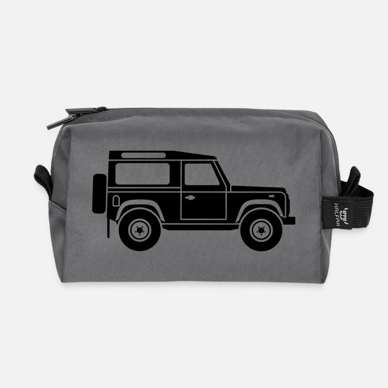 Defender D90 NEU - Recycelte Kulturtasche - Anthrazit