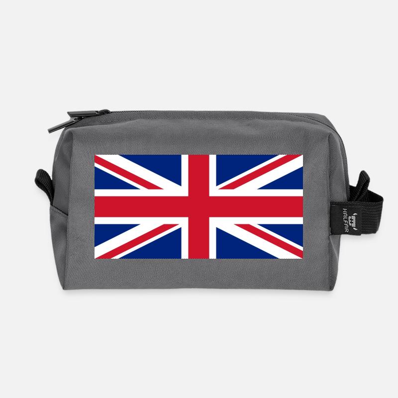 England Flagge - Recycelte Kulturtasche - Anthrazit