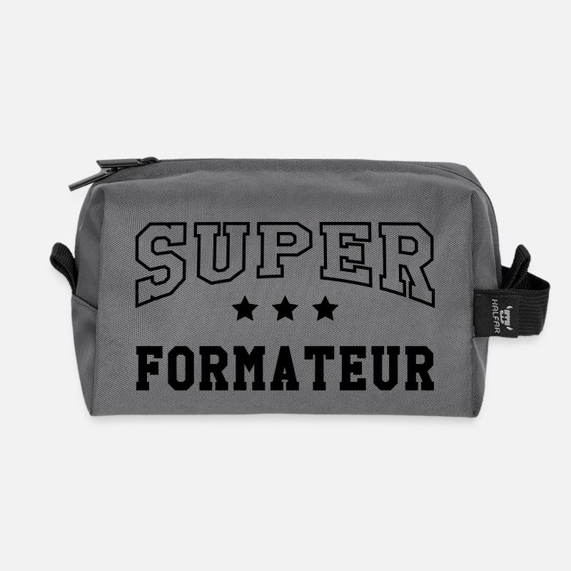 Ausbilder / Lehrer / Gestalter / trainer - Recycelte Kulturtasche - Anthrazit