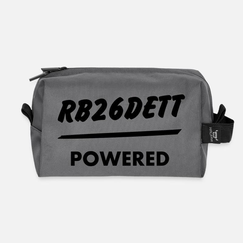 JDM Engine powered RB26DETT | T-shirts JDM - Recycelte Kulturtasche - Anthrazit