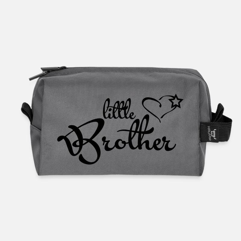 Little Brother - Recycelte Kulturtasche - Anthrazit