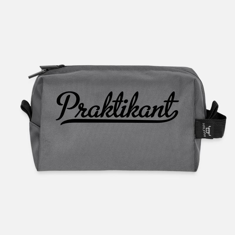 praktikant - Recycelte Kulturtasche - Anthrazit