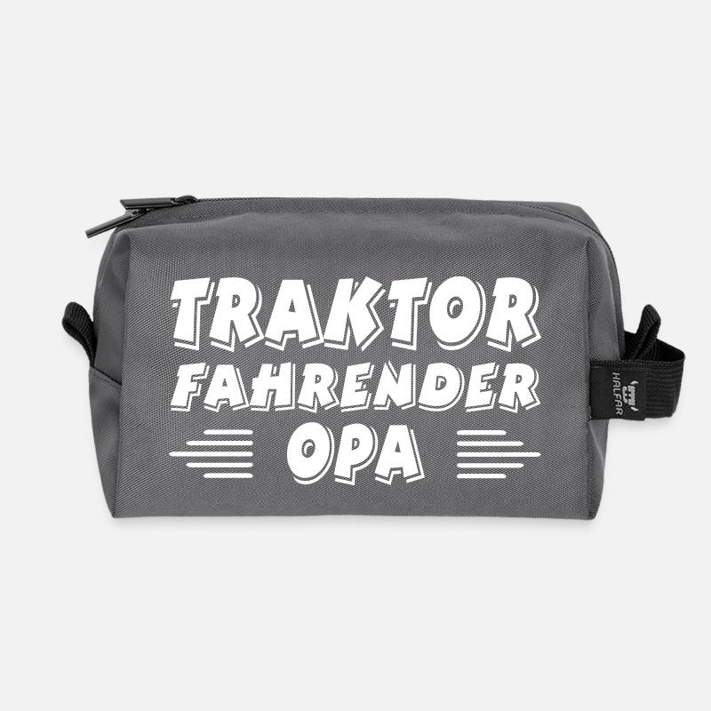 Traktor - Recycelte Kulturtasche - Anthrazit