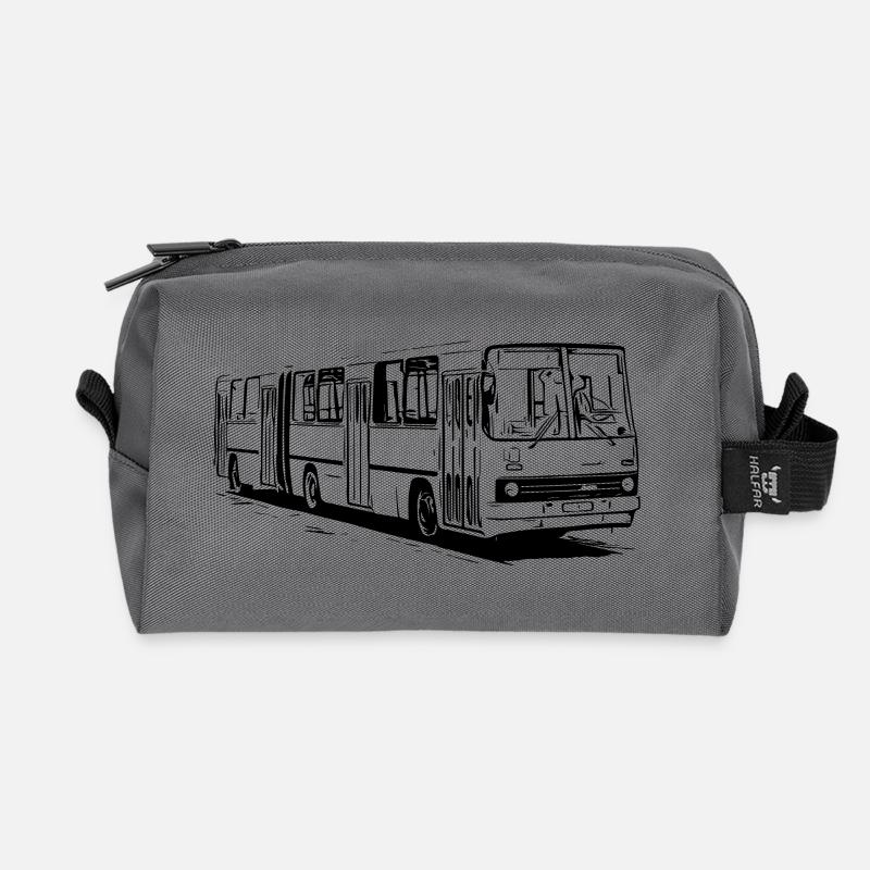 Ikarus Gelenkbus - Recycelte Kulturtasche - Anthrazit