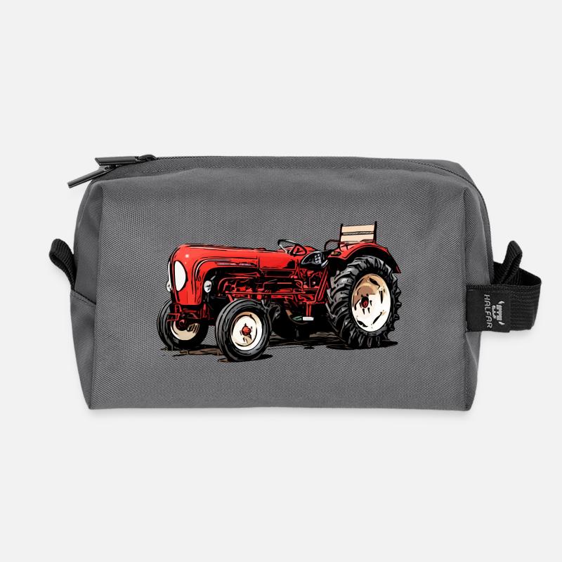 Traktor Standard Star 219 - Recycelte Kulturtasche - Anthrazit