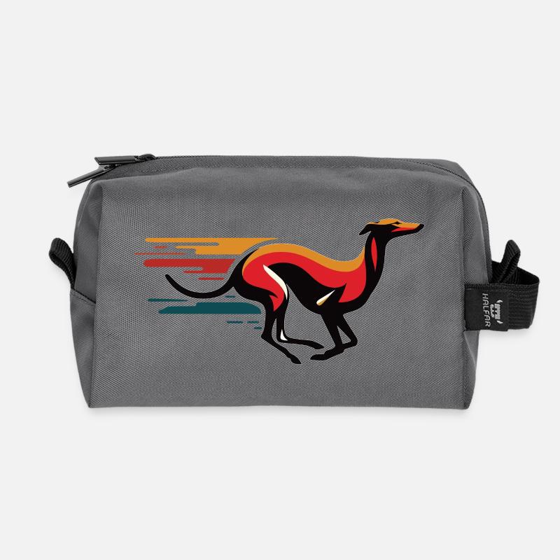 Galgo-Logo Nr12 - Recycelte Kulturtasche - Anthrazit