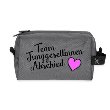Hen Party Team - Recycled Toiletry Zip Bag - anthracite - Front