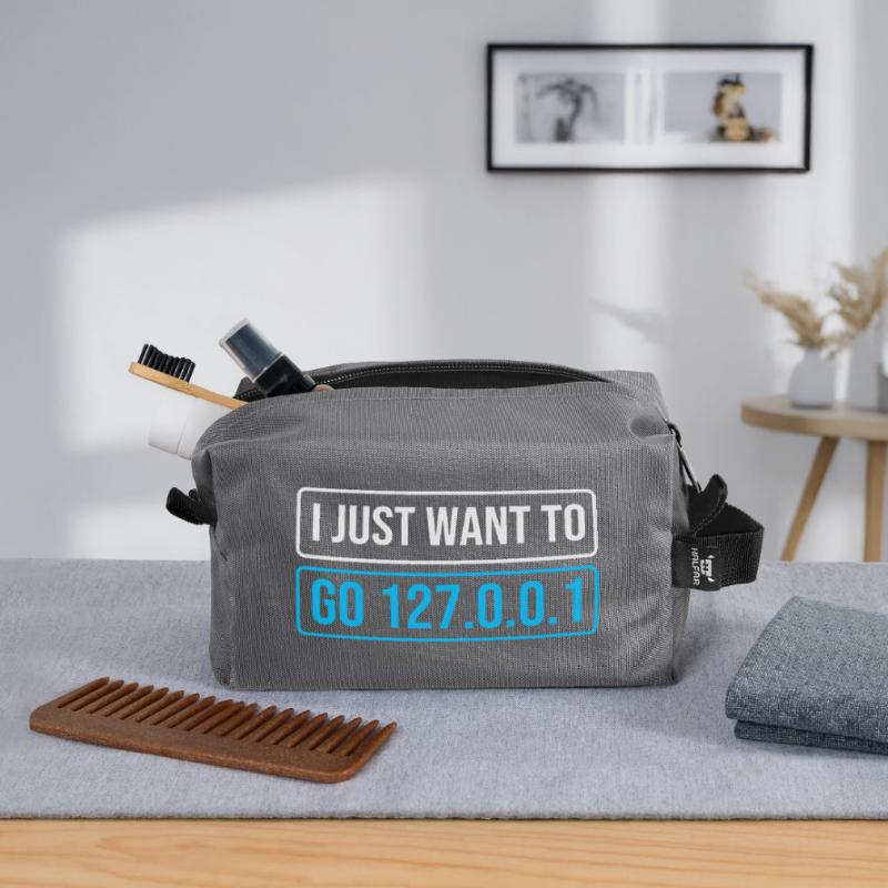 Network Engineer Programmer Computer Scientist Recycled Toiletry Zip Bag
