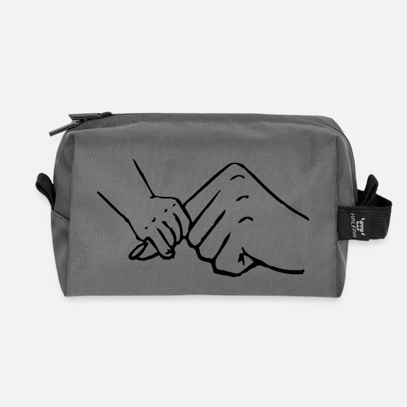 mutter baby - Recycelte Kulturtasche - Anthrazit