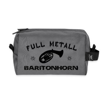 volksmusik_fm-baritonhorn - Recycelte Kulturtasche - Anthrazit - Vorne