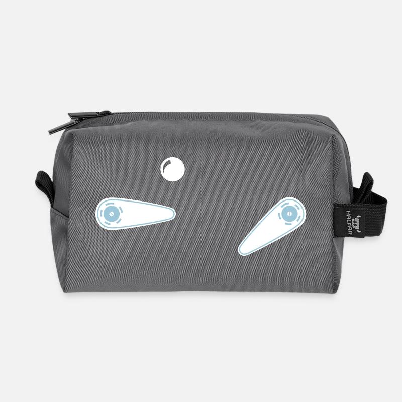 Flipper 2-farbig - Recycelte Kulturtasche - Anthrazit