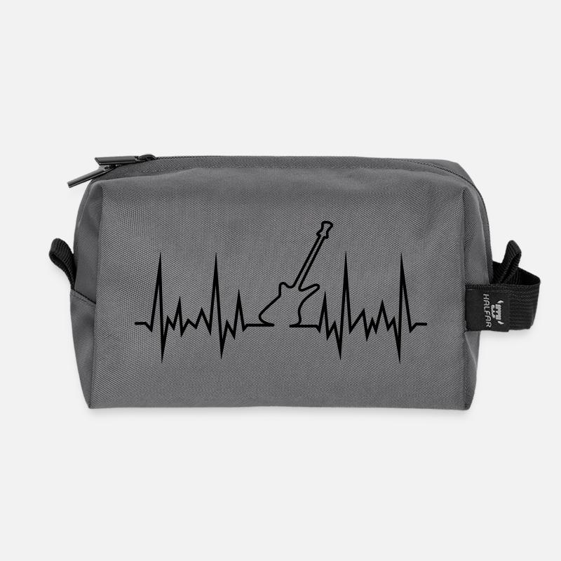 verbesserte_egitarre - Recycled Toiletry Zip Bag - anthracite
