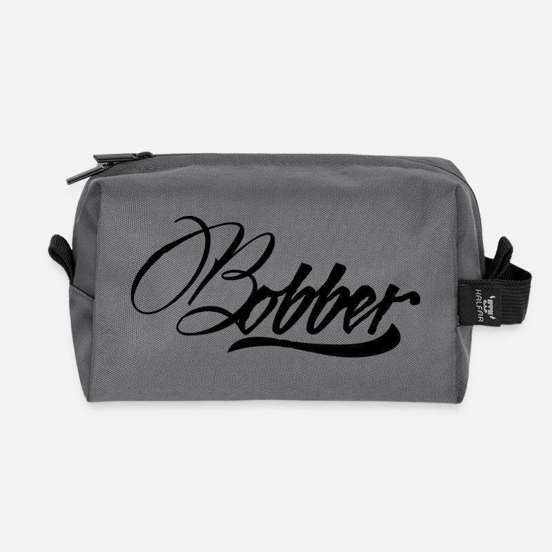 bobber motorrad biker chopper sticker aufkleber - Recycelte Kulturtasche - Anthrazit