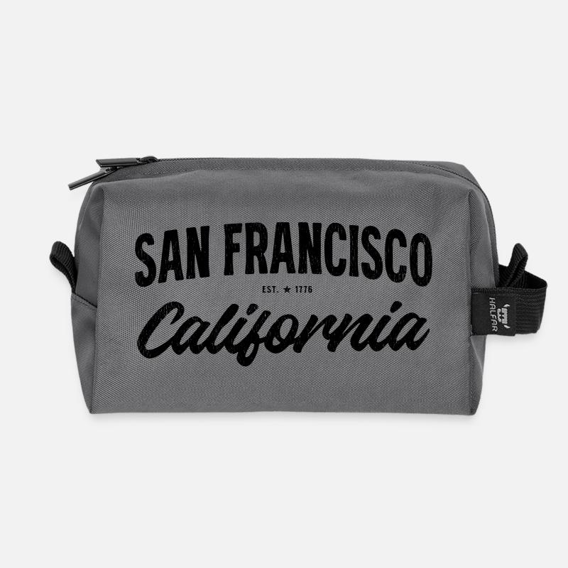 San Francisco - Recycelte Kulturtasche - Anthrazit