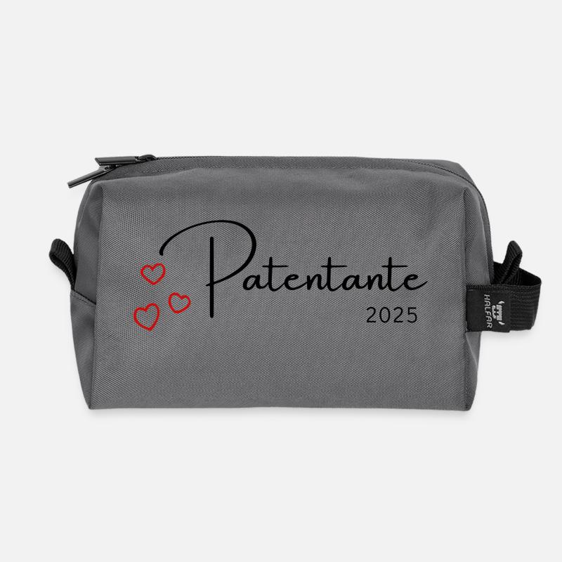 Patentante 2025 - Recycelte Kulturtasche - Anthrazit