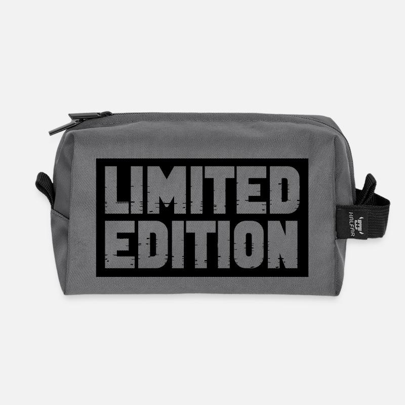 limited edition 1 - Recycelte Kulturtasche - Anthrazit