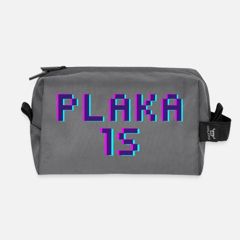 Burdur 15 - Recycelte Kulturtasche - Anthrazit