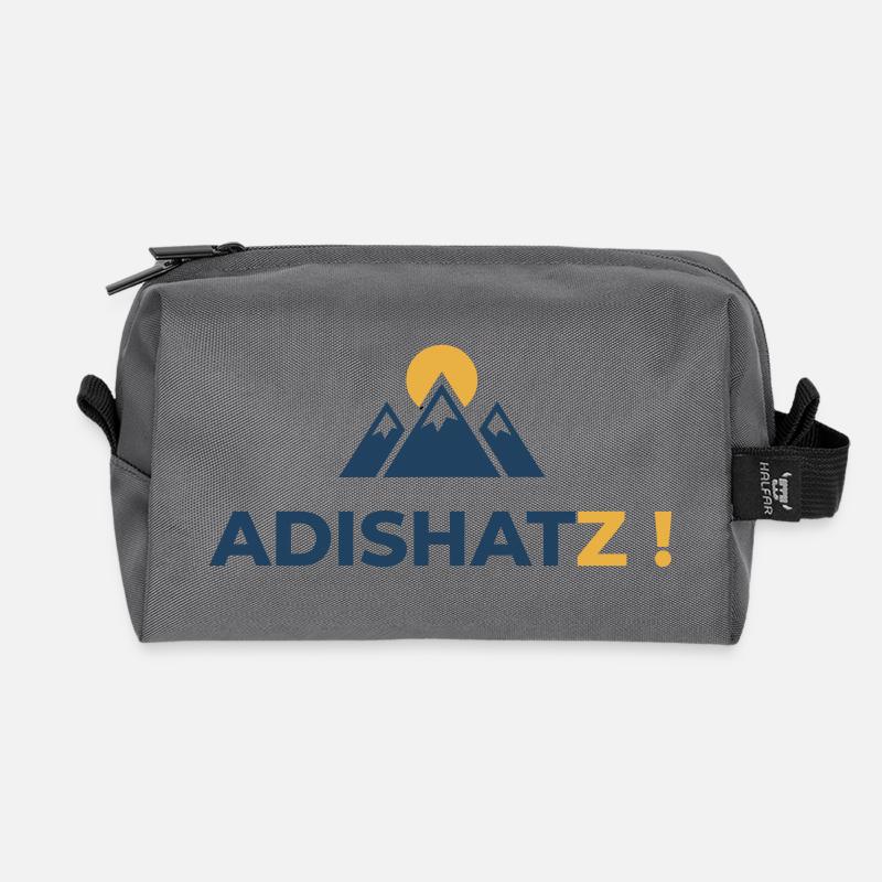 ADISHATZ! - Recycled Toiletry Zip Bag - anthracite