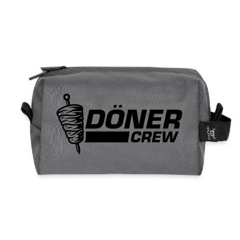 Döner Crew - Recycelte Kulturtasche - Anthrazit - Vorne