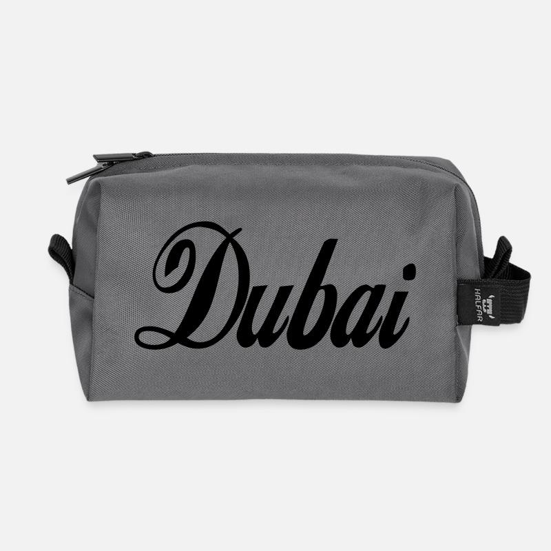 dubai - Recycled Toiletry Zip Bag - anthracite