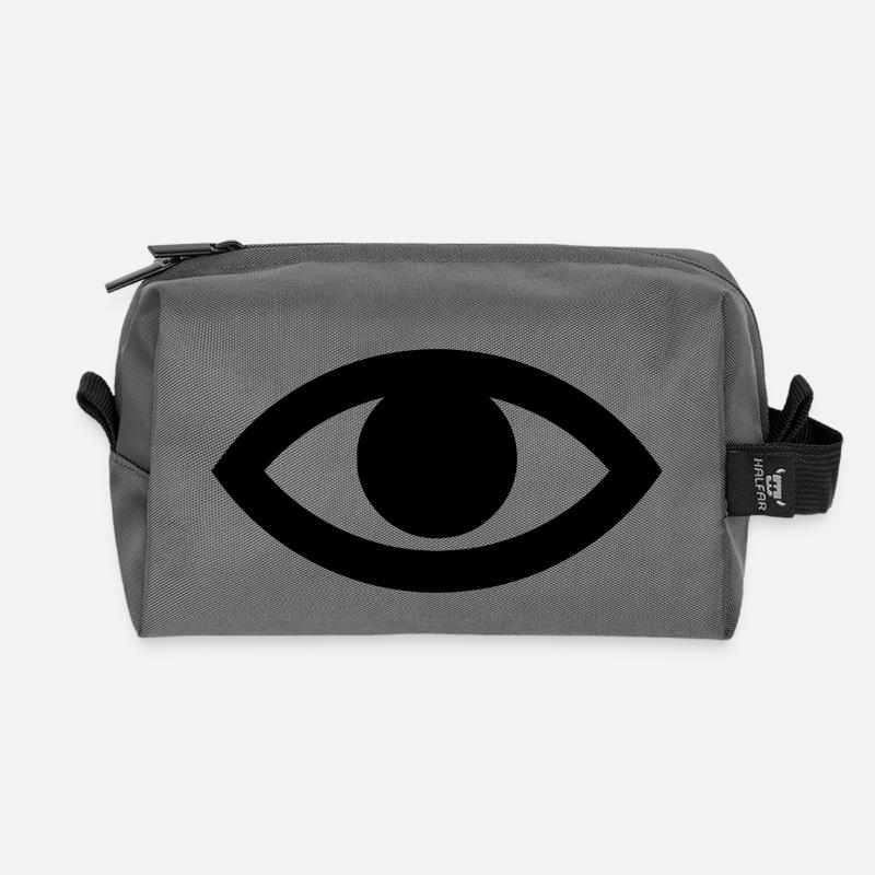 Oeil - Recycelte Kulturtasche - Anthrazit