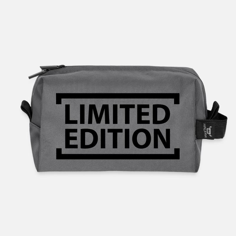 Limited-Edition-Kurven - Recycelte Kulturtasche - Anthrazit