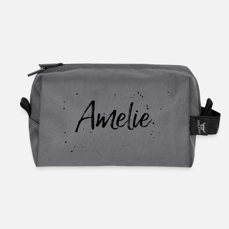 Amelie - Recycelte Kulturtasche - Anthrazit