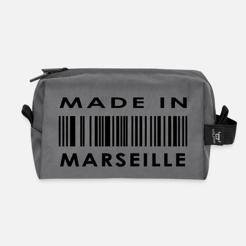 Marseille - Recycelte Kulturtasche - Anthrazit