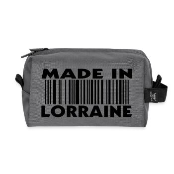 Made in LORRAINE (1c) - Recycled Toiletry Zip Bag - anthracite - Front