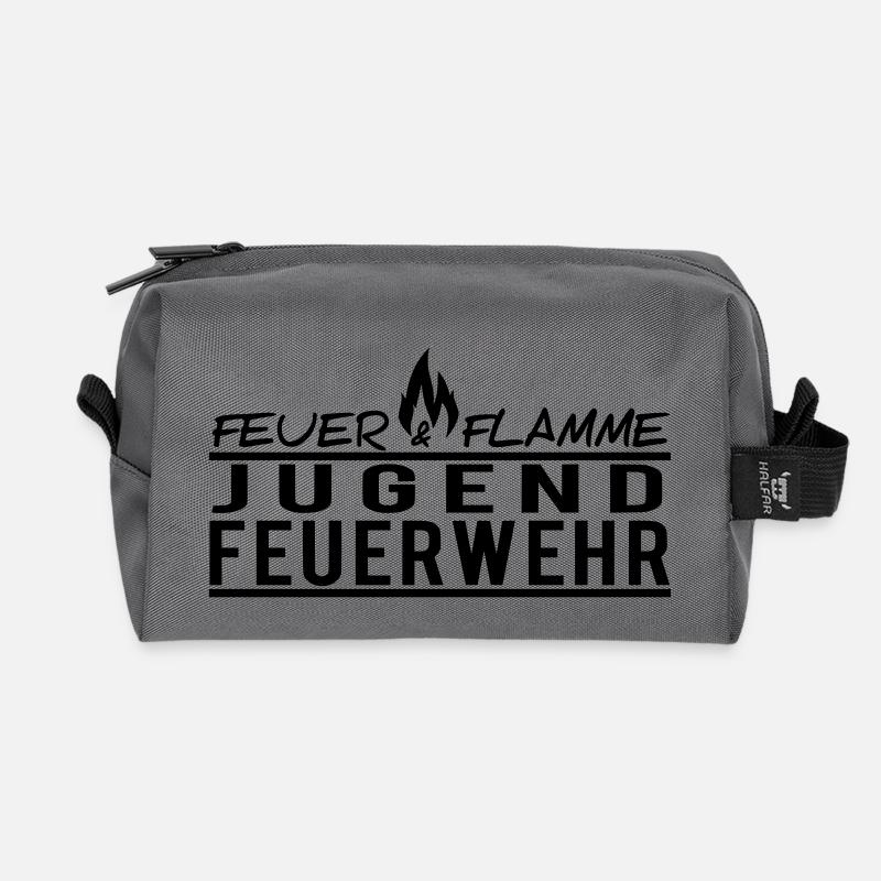 Jugendfeuerwehr - Recycelte Kulturtasche - Anthrazit