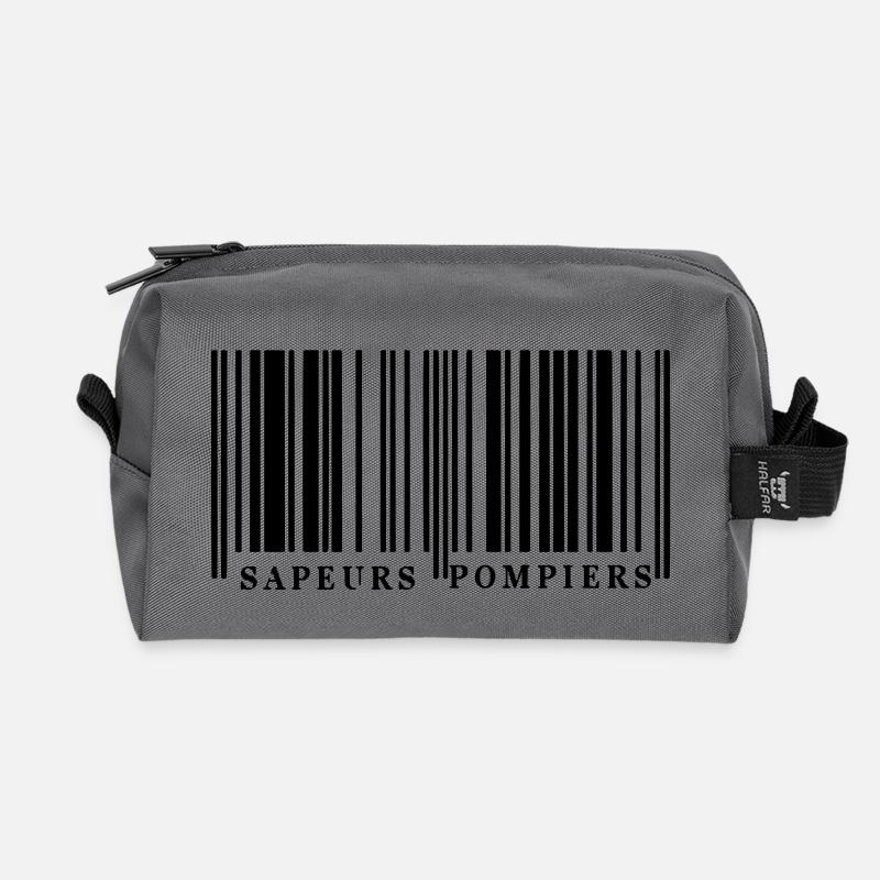 Code Barre SP1 - Trousse de toilette en tissu recyclé - anthracite