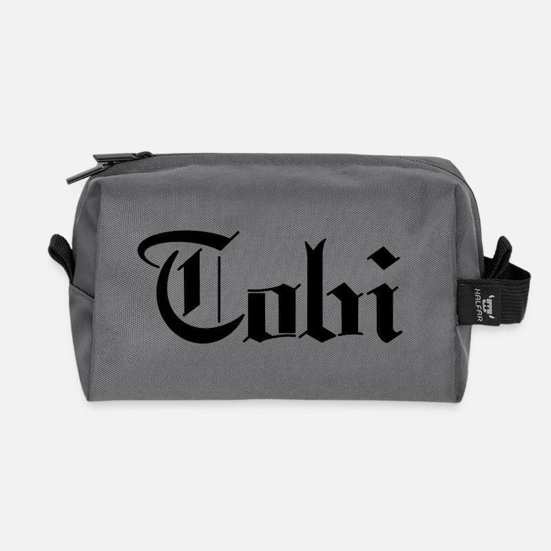 Tobi - Recycelte Kulturtasche - Anthrazit