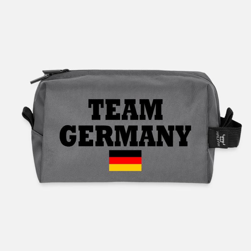 Deutschland - Recycelte Kulturtasche - Anthrazit