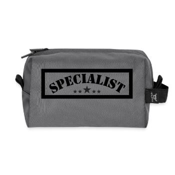 Spécialiste - Trousse de toilette en tissu recyclé - anthracite - Devant