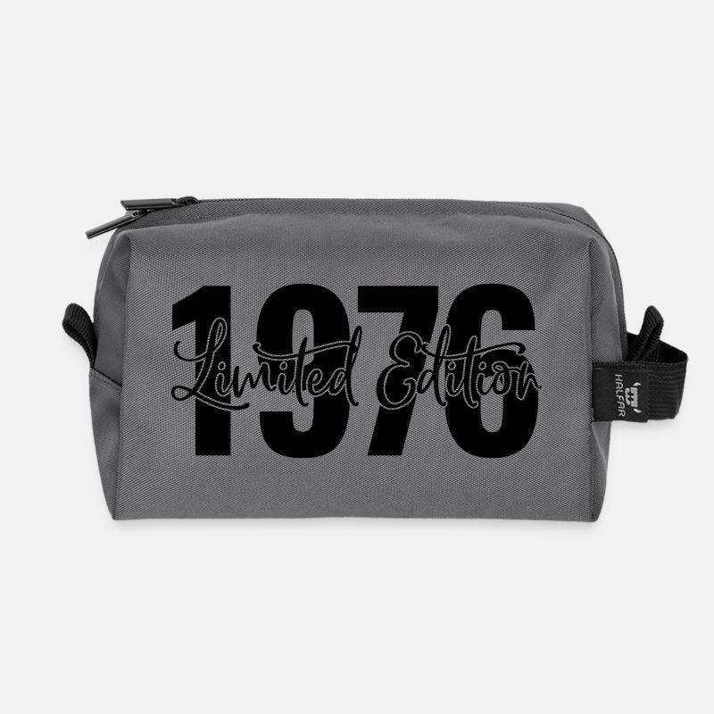 Limited edition 1976 - Recycelte Kulturtasche - Anthrazit