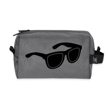 Lunettes de soleil - Trousse de toilette en tissu recyclé - anthracite - Devant