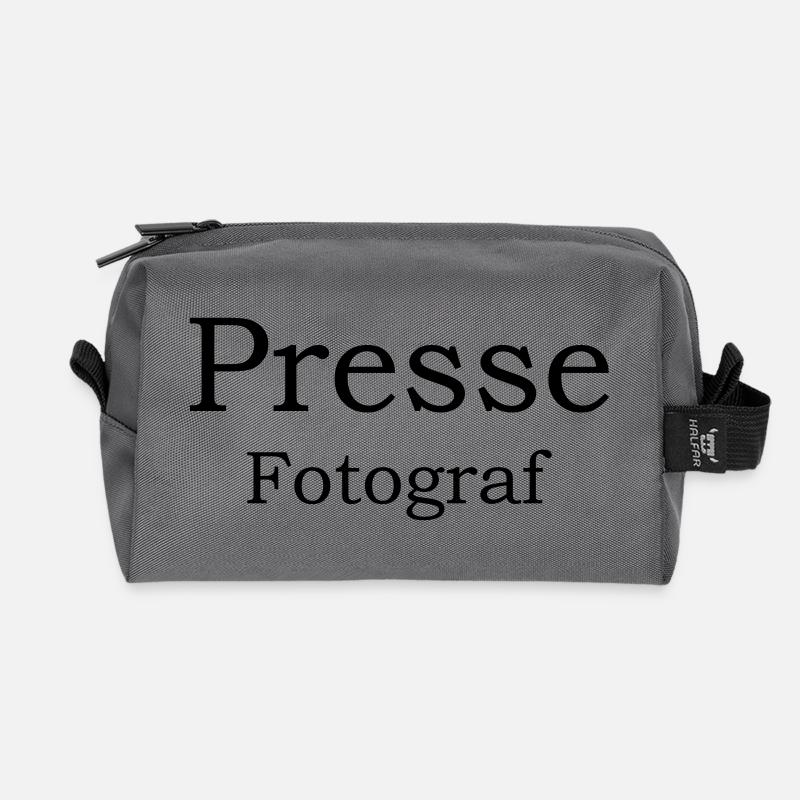 Presse - Recycelte Kulturtasche - Anthrazit