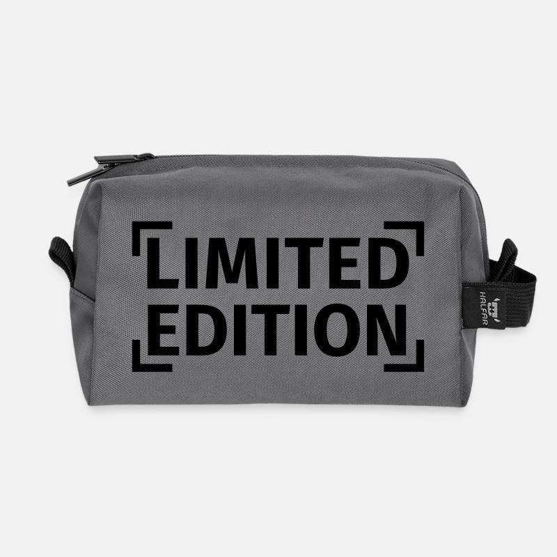 Limited Edition - Recycelte Kulturtasche - Anthrazit