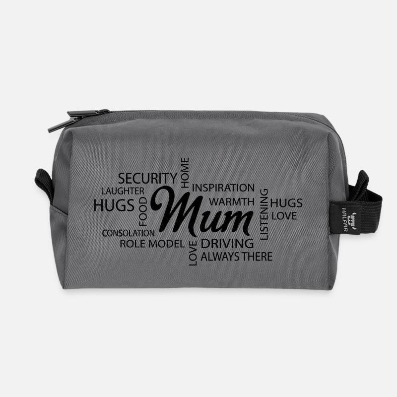 Mama - Recycelte Kulturtasche - Anthrazit