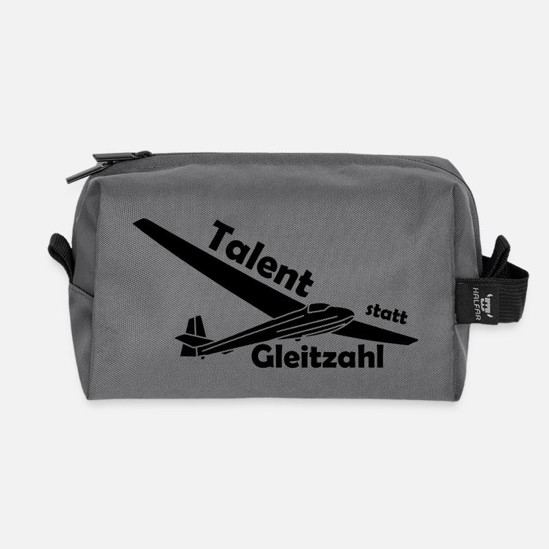 talentstattgleitzahl ka8 - Recycelte Kulturtasche - Anthrazit